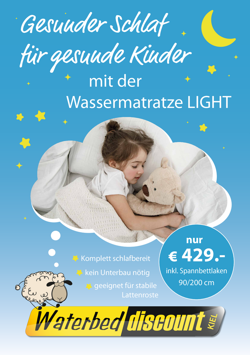 Gesunder Schlaf für Kinder Waterbed Discount Kiel